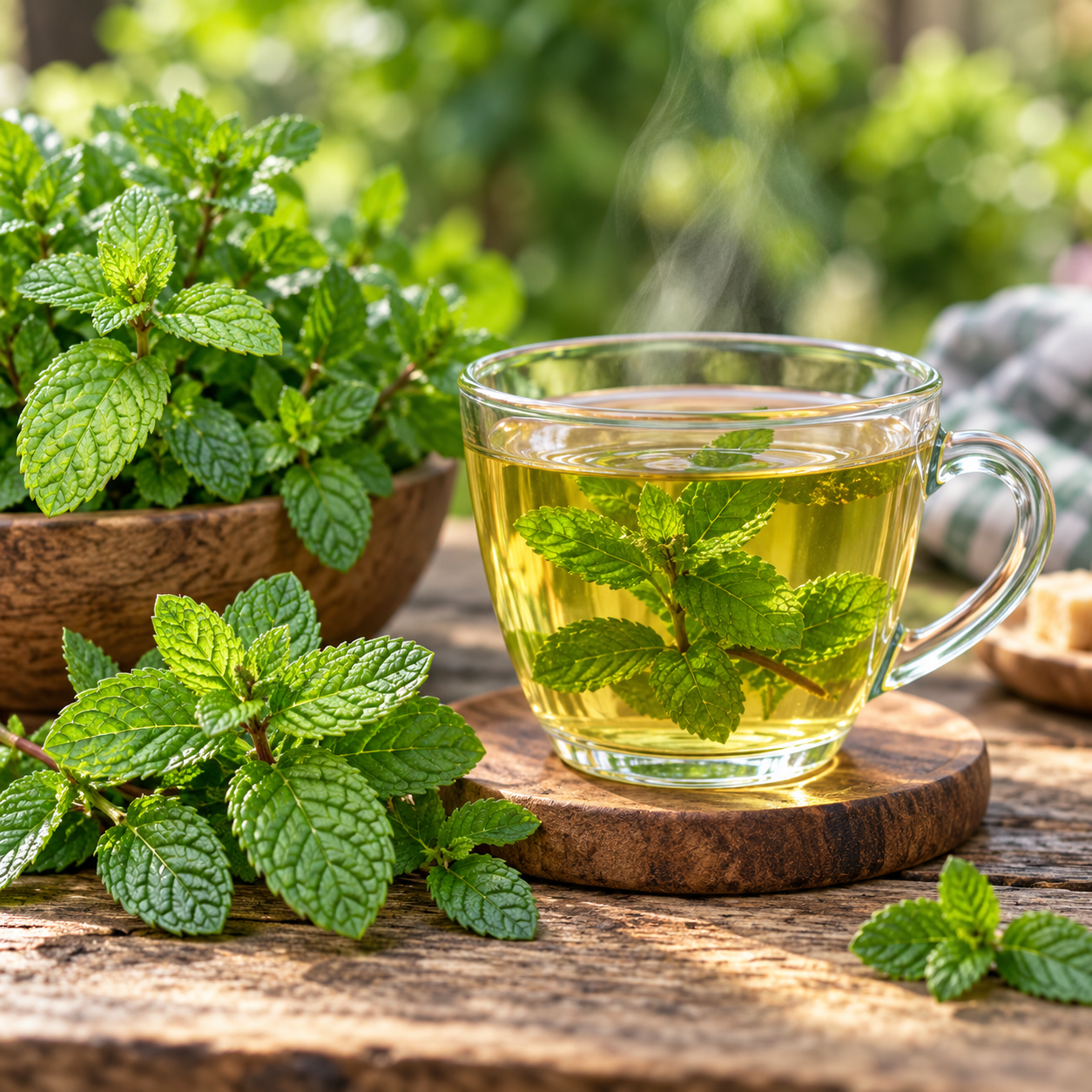 Healthy Spearmint plant with fresh aromatic green leaves – Mentha spicata seeds for chutneys, mint tea and home herb gardening in Pakistan