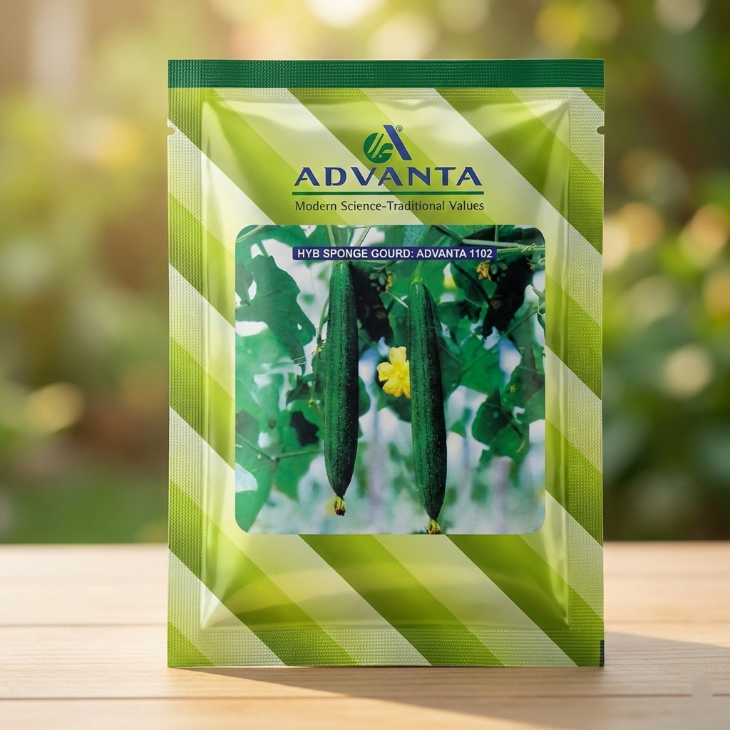 Sponge Gourd Seeds (ADVANTA 1102) F1 Hybrid - 50 Gram