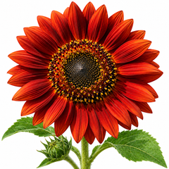 Red Sunflower Helianthus annuus with deep red burgundy flowers and dark centres – summer flower seeds for gardens and grow bags in Pakistan