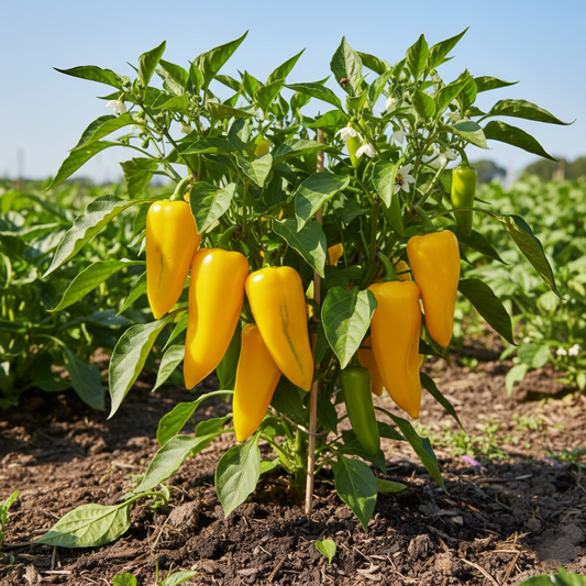 Sweet Pepper Ora Long Seeds (Yellow Pointed)