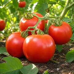 Alsu tomato from Azerbaijan with juicy uniform red fruits on a vigorous indeterminate vine – tomato seeds for home gardening in Pakistan