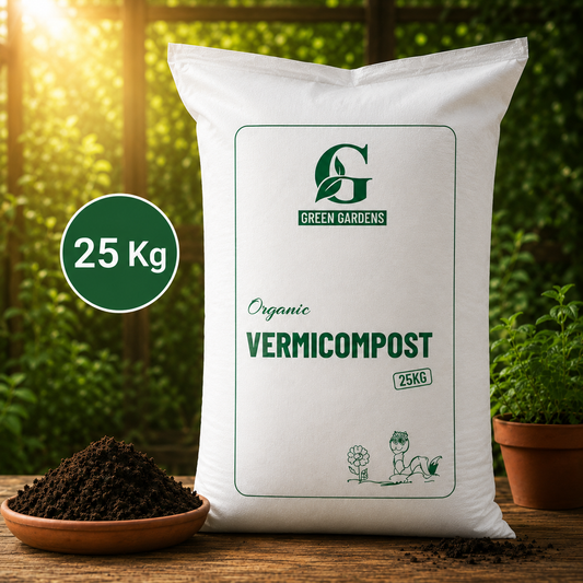 Vermicompost 25kg – 100% Organic Fertilizer in Pakistan (Delivery to the cities with Daewoo Terminal only)