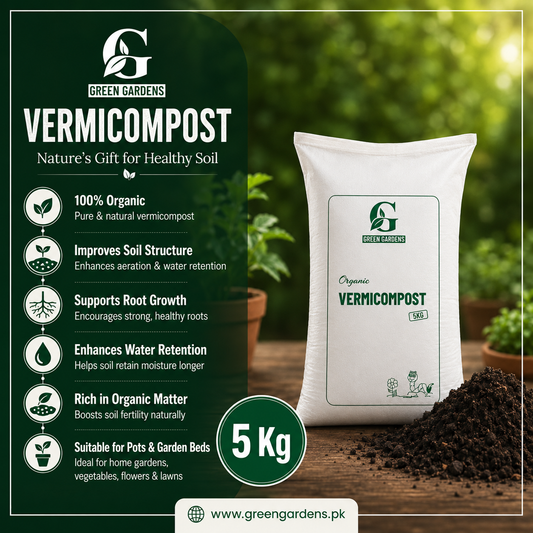 Vermicompost 5kg – 100% Organic Fertilizer in Pakistan