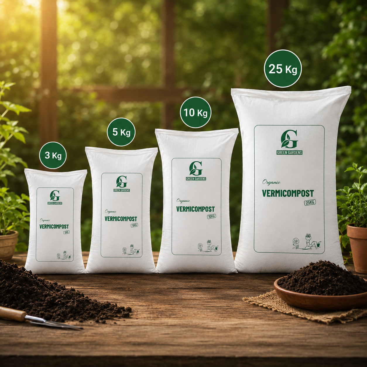 Vermicompost 10kg – 100% Organic Fertilizer in Pakistan (Delivery to Daewoo Service Areas Only)