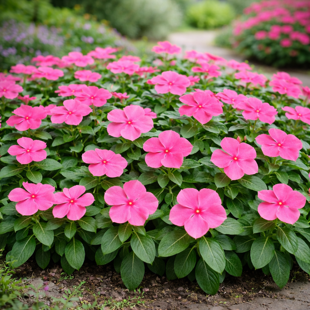 Vinca Deep Rose Seeds (SUMMER)