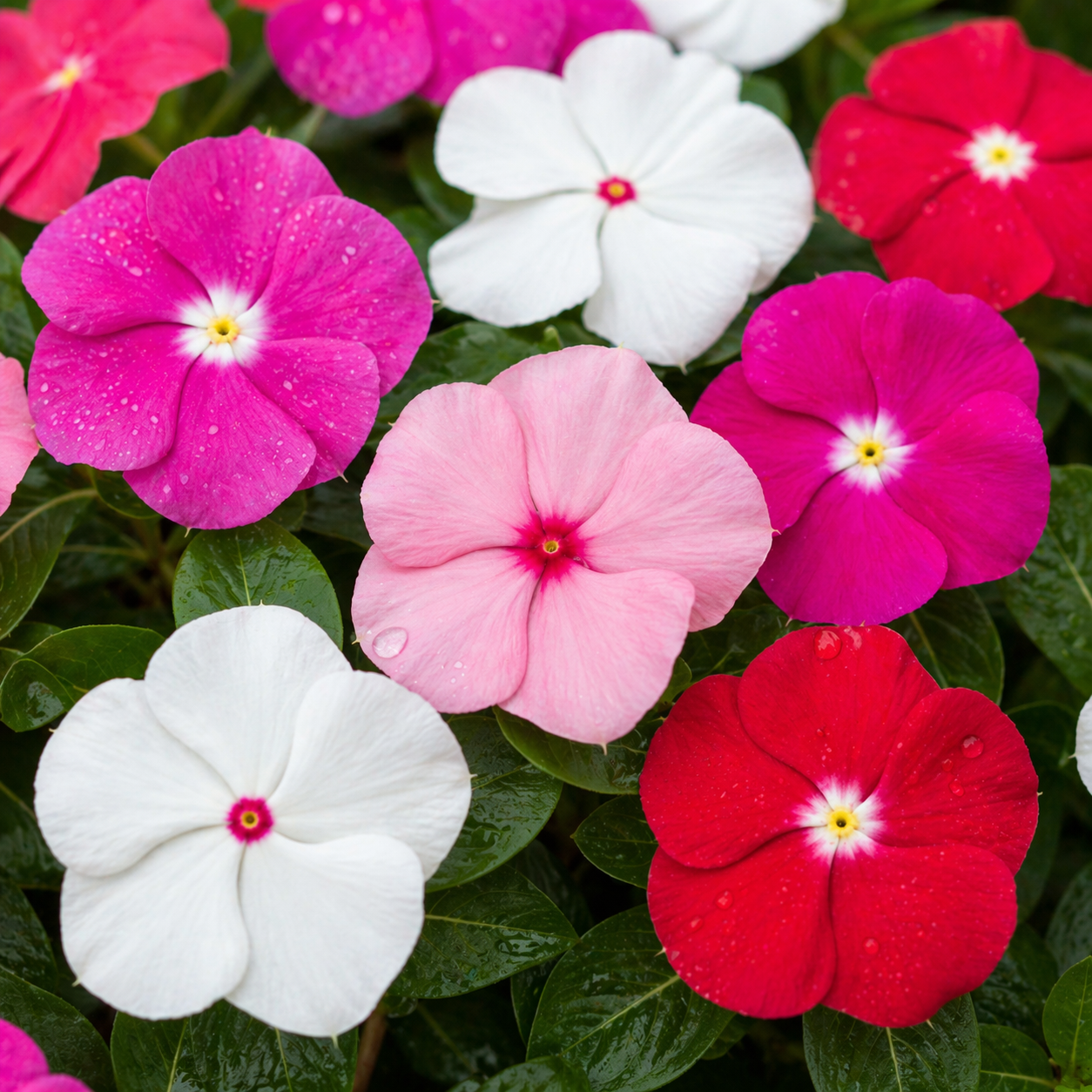 Vinca Mix Colours Seeds  (SUMMER) سدا بہار