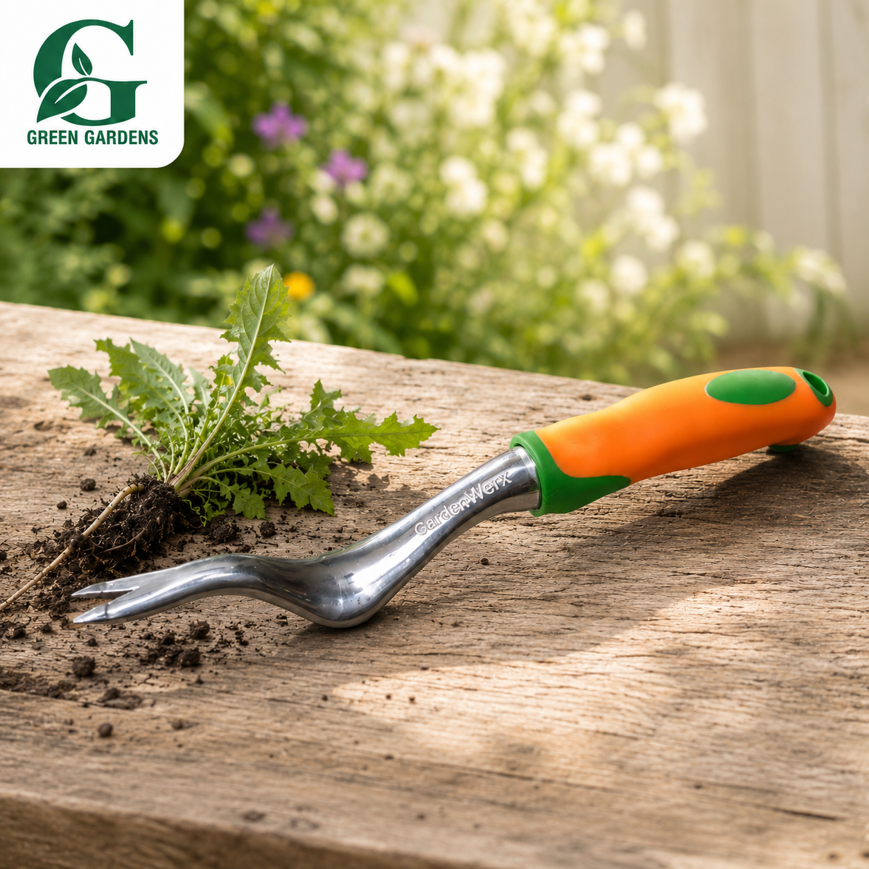Weed Remover – Cast Aluminium Hand Tool by GardenWerx