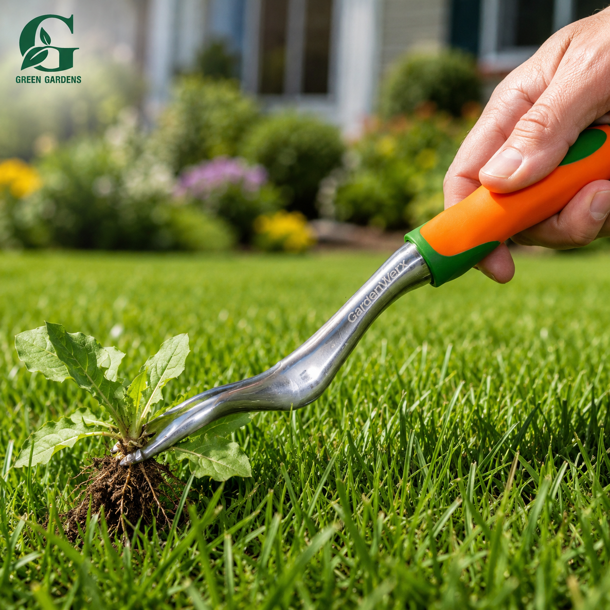 Weed Remover – Cast Aluminium Hand Tool by GardenWerx