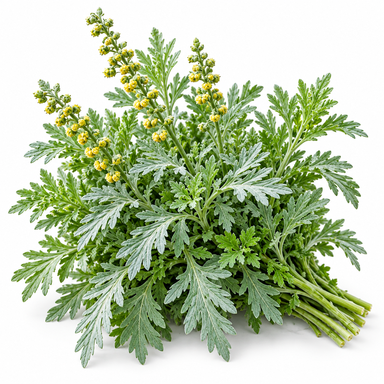Healthy Wormwood Artemisia absinthium plant with finely divided aromatic silver-grey foliage – perennial herb seeds for home gardening in Pakistan