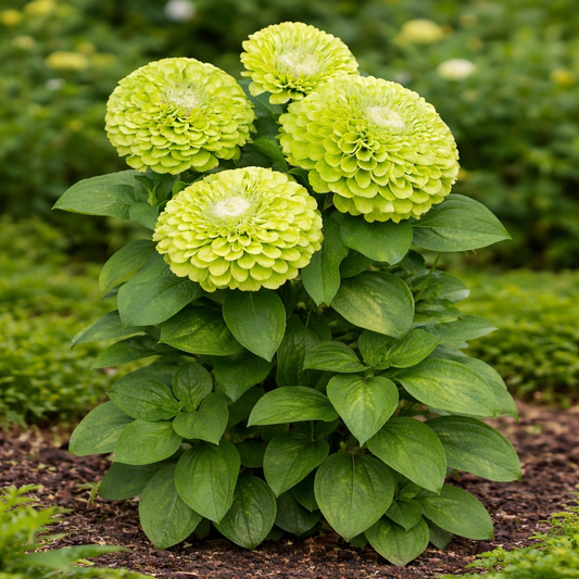 Zinnia Elegans Seeds- Green (Summer)زینیا گرین