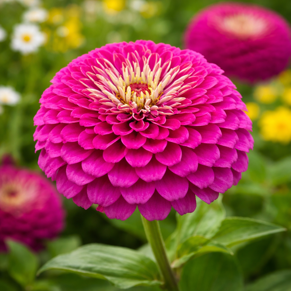 Zinnia Dahlia Violet Queen Seeds - Purple (SUMMER)