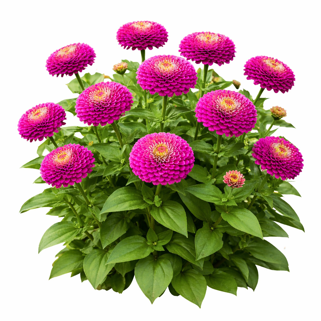 Zinnia Dahlia Violet Queen Seeds - Purple (SUMMER)