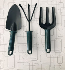 Garden Tools Set, 3 Pcs, 10"  (Plastic Handle)