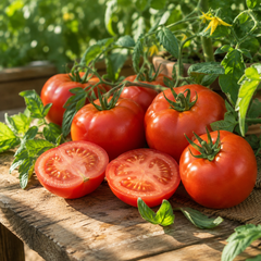 TETI tomato from Azerbaijan with firm uniform red round to slightly oval fruits – tomato seeds for home gardening in Pakistan