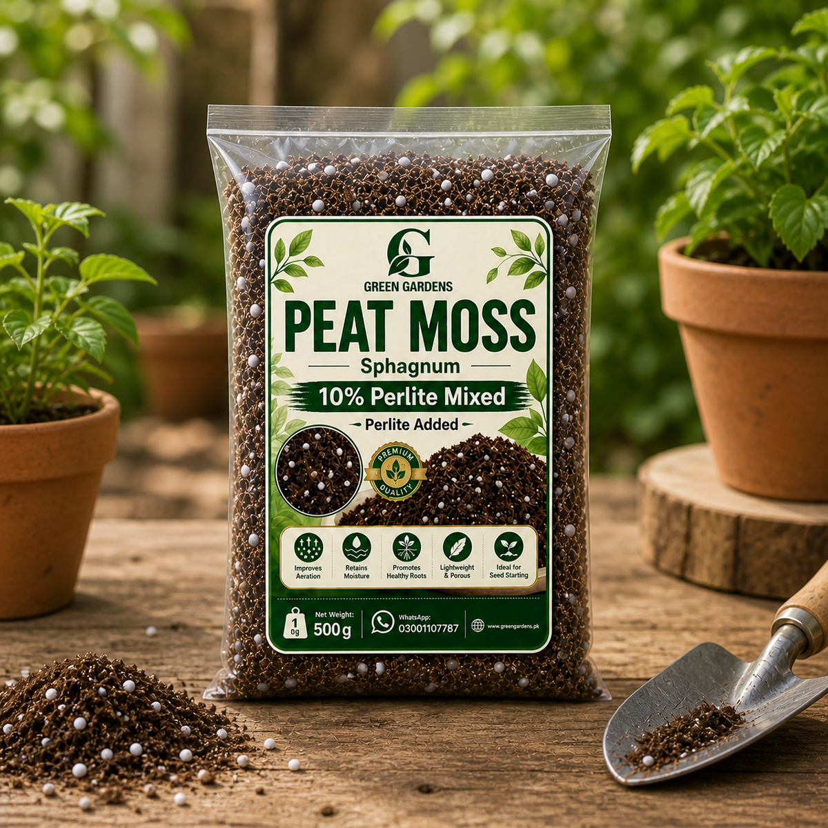 Peat Moss Sphagnum - 500 g (Premium Quality)