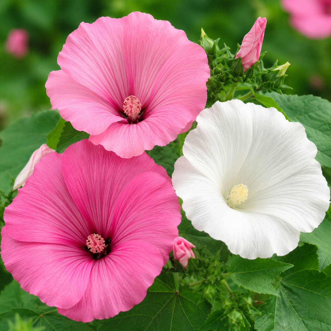 Rose Mallow Seeds – Lavatera trimestris Flower Seeds Pakistan (WINTER)