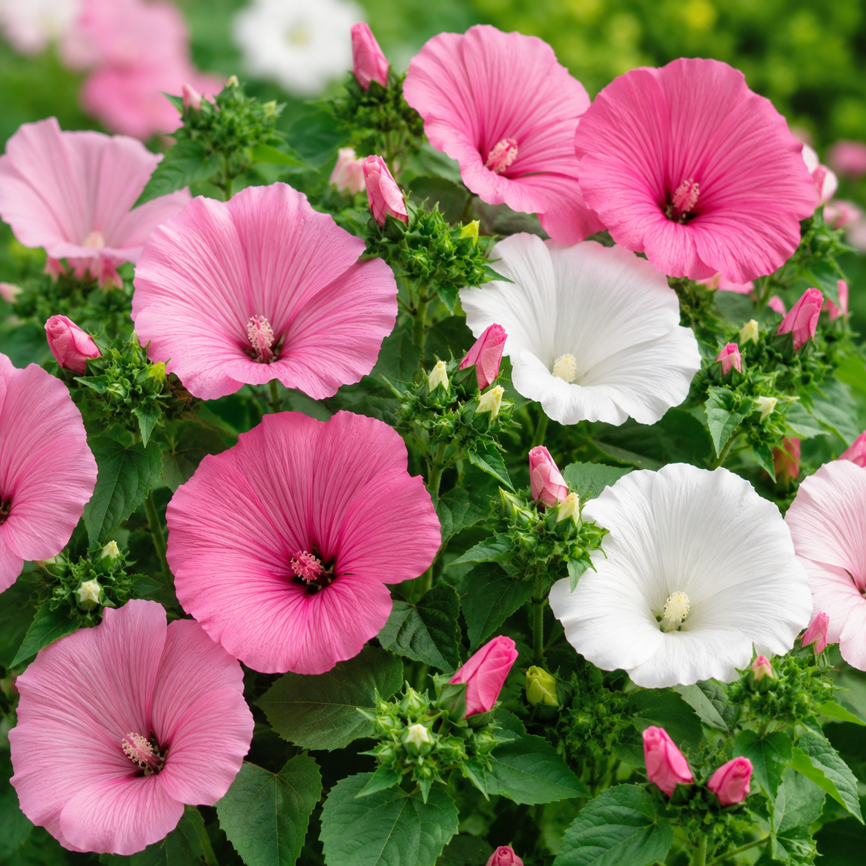 Rose Mallow Seeds – Lavatera trimestris Flower Seeds Pakistan (WINTER)