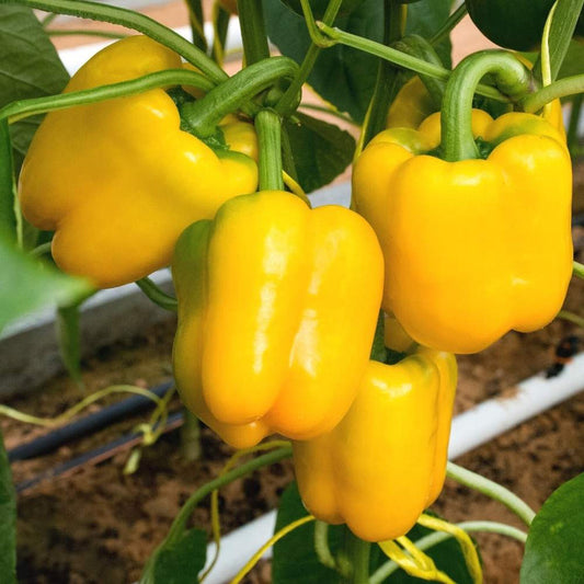 Capsicum Yellow Seeds - Bell Pepper (WINTER/ SUMMER) شملہ مرچ پیلی