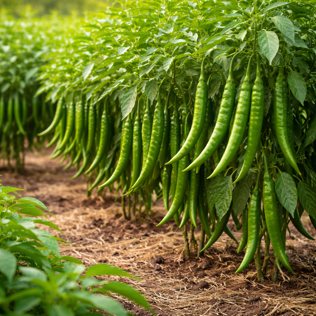 Green Chilli (Long) Seeds (SUMMER/WINTER) سبز مرچ لمبی