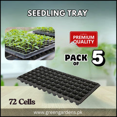 Seedling Tray PREMIUM – 72 Cells (Pack of 5 Trays)