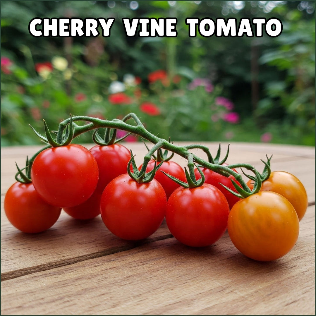 Cherry Vine Tomato Seeds - Red (20 Seeds)  {WINTER} چیری ٹماٹر لال- بیل والا