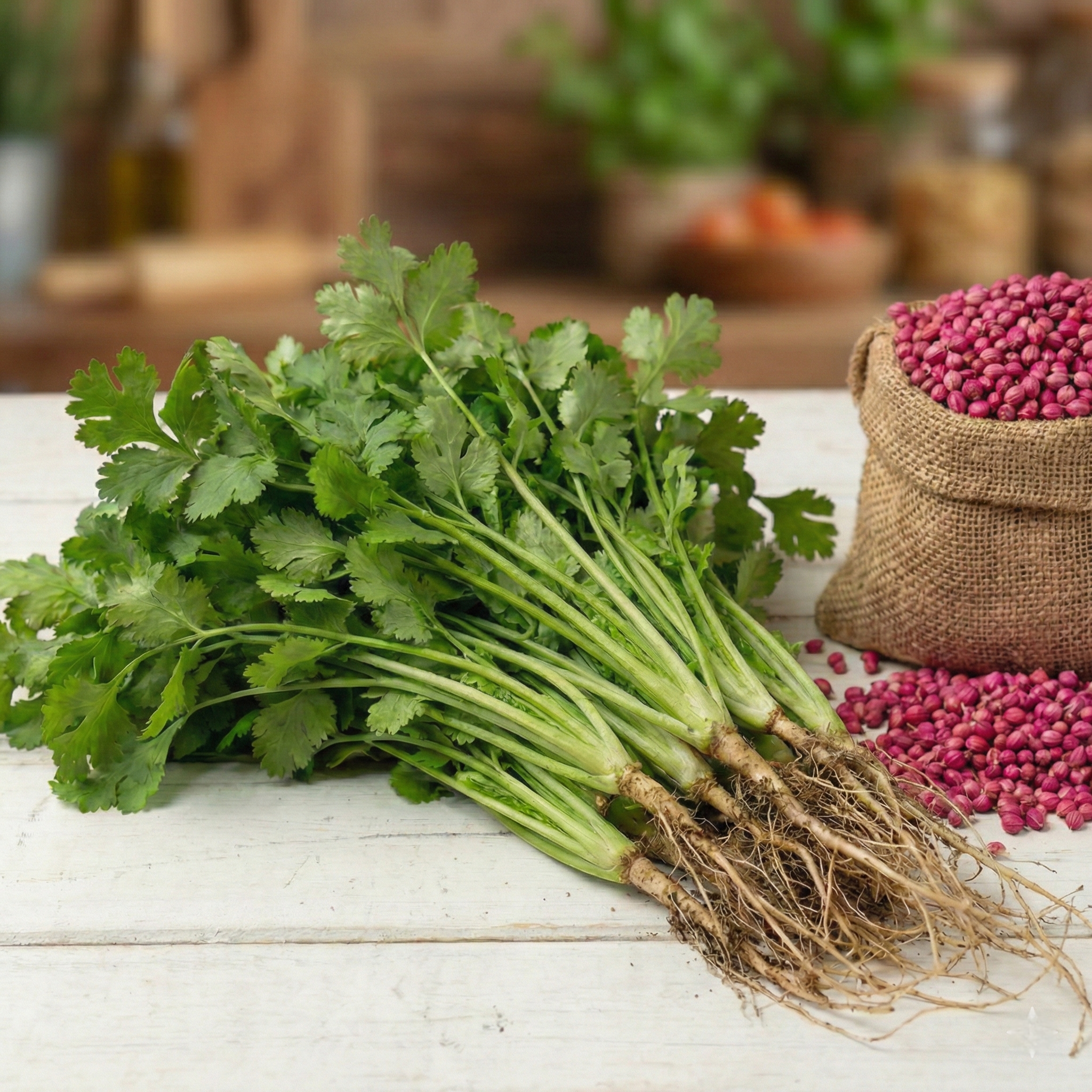 Coriander Seeds, F1 Hybrid ( Broad Leaf) {WINTER/ SUMMER} دھنیا