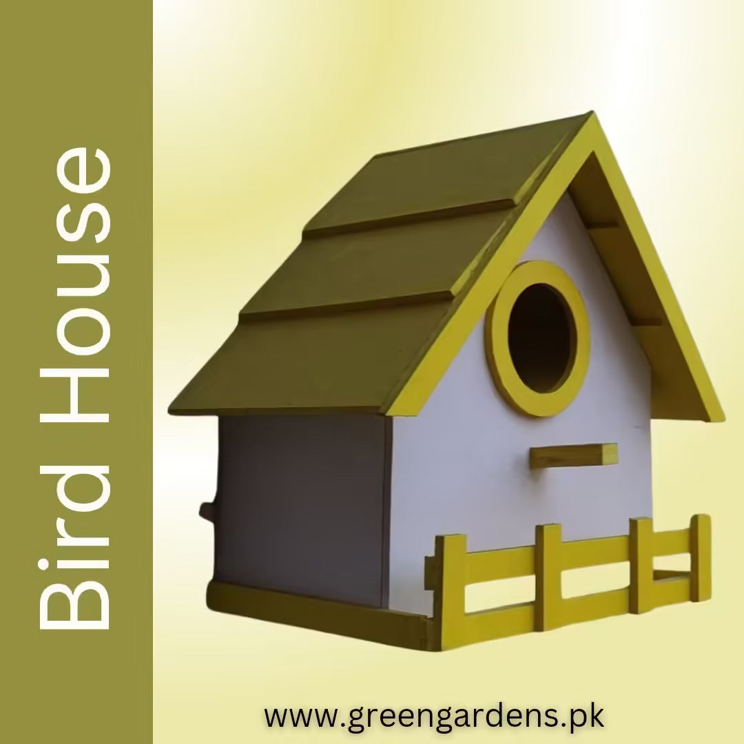 Private: Bird House (PVC), Yellow